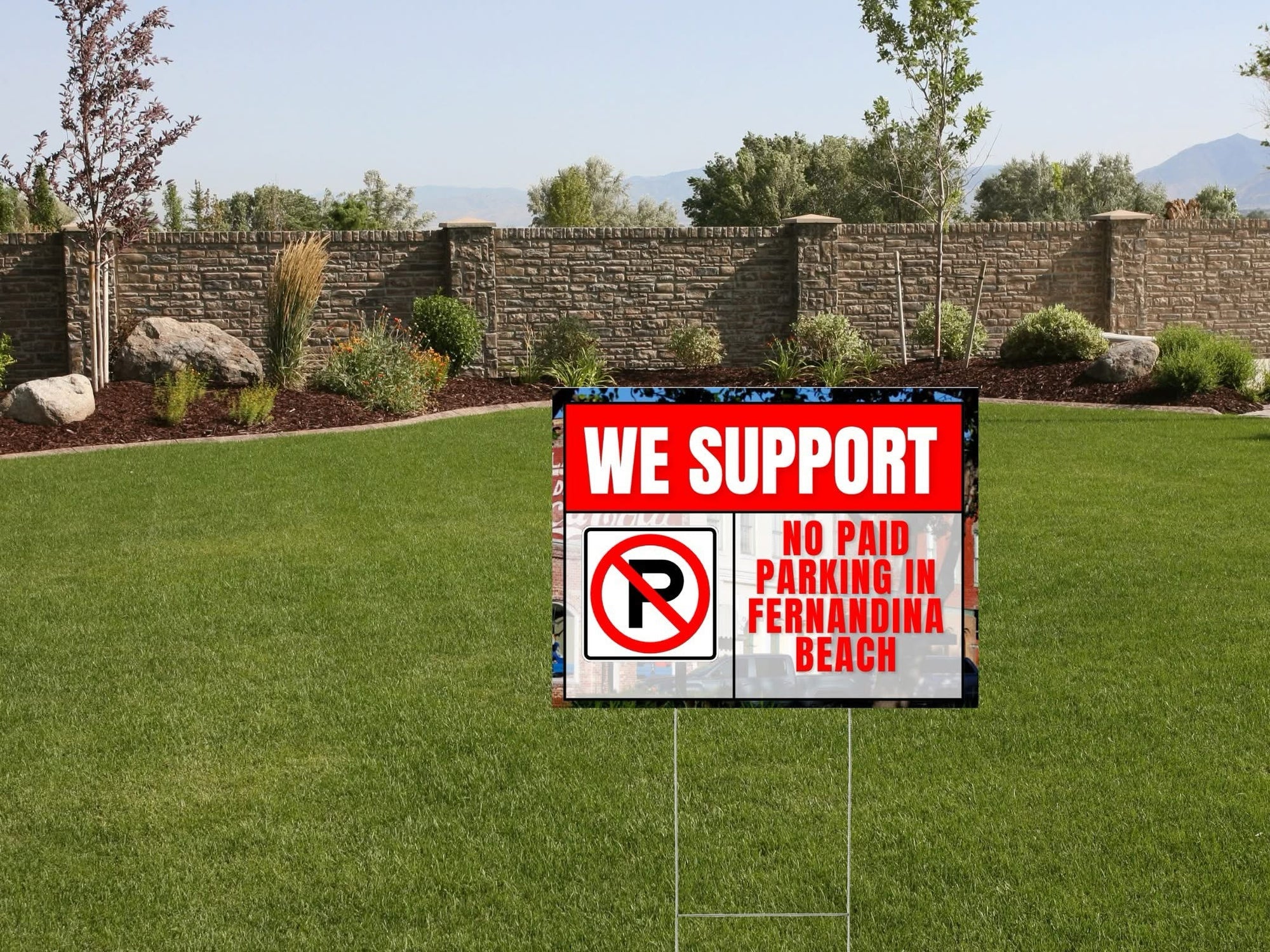 NO PAID PARKING-PRE ORDER