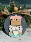 Nutcracker Layered Ornament P13498