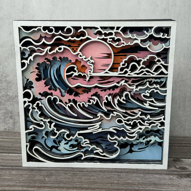 Ocean Waves 3D LASER PROJECT - P014171