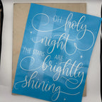 Oh Holy Night The Stars Are Brightly Shining SIGNATURE Sign G0769