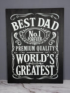 Best Dad Label Signature P014029