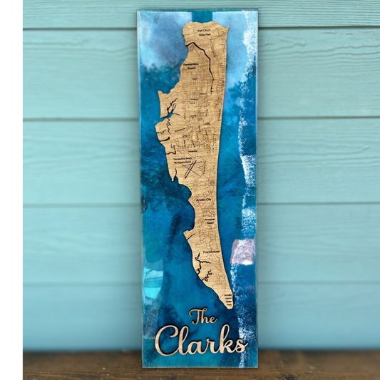 Amelia Island Personalized Plank Epoxy Workshop Choice