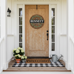 Personalized Family Name 3D DOOR HANGER G229