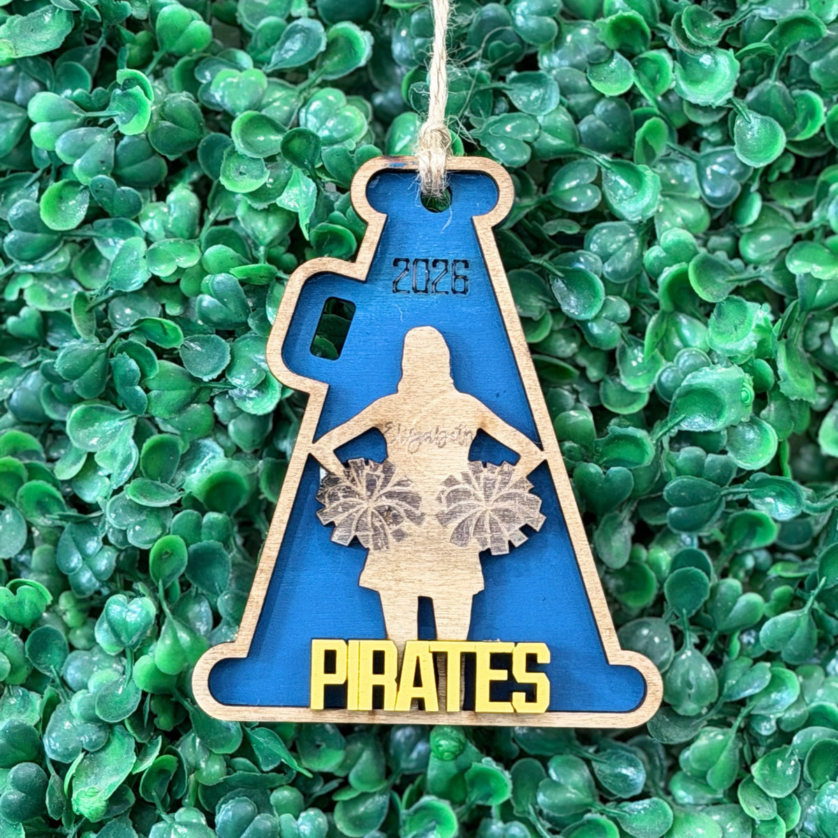 Personalized Cheer Megaphone Ornament G0767