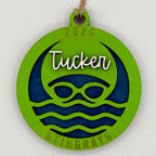 Personalized Swim Team Ornament G0768