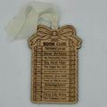 Personalized Year in Books Book Club Ornament G0766