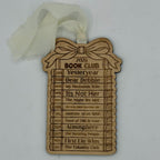 Personalized Year in Books Book Club Ornament G0766