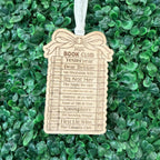 Personalized Year in Books Book Club Ornament G0766