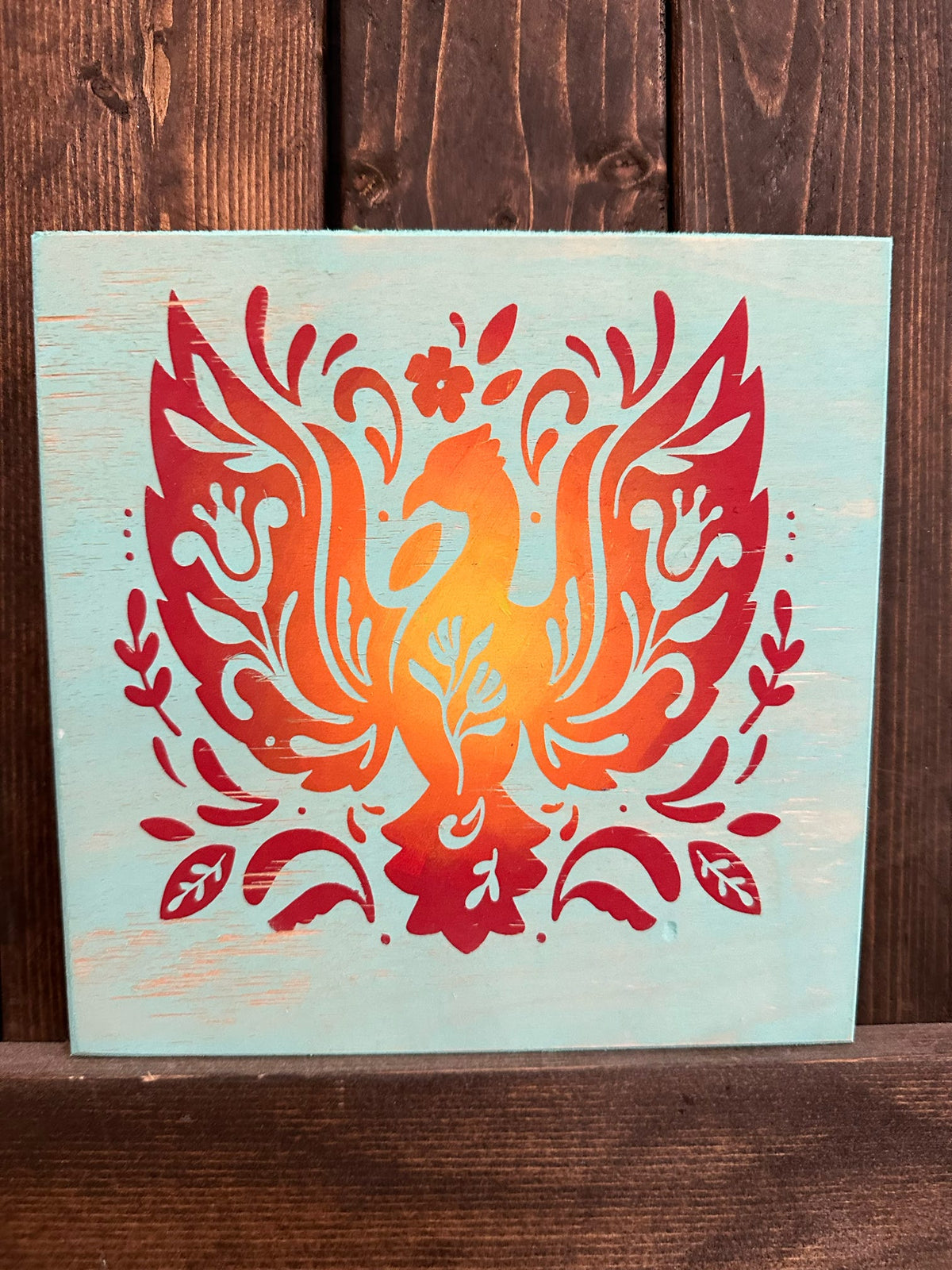 Phoenix Folk Art Mini Design P03755