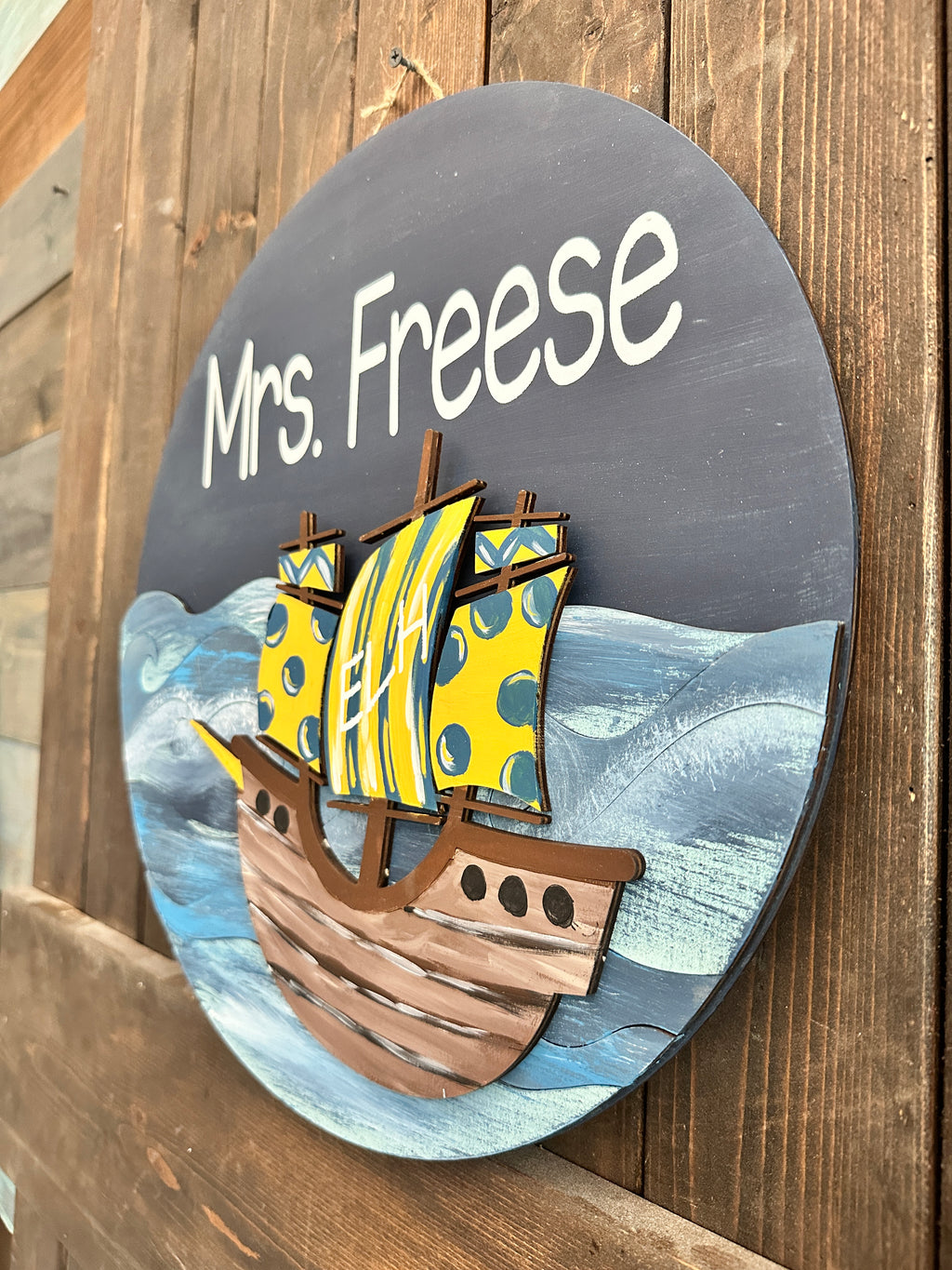 Pirates Teacher Classroom Door Hanger Personalized P02845