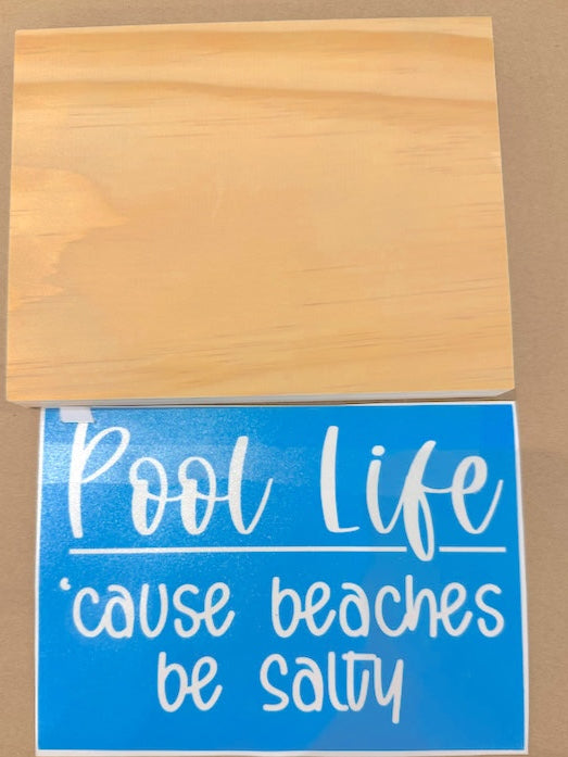 Pool Life 'cause Beaches Be Salty P02748