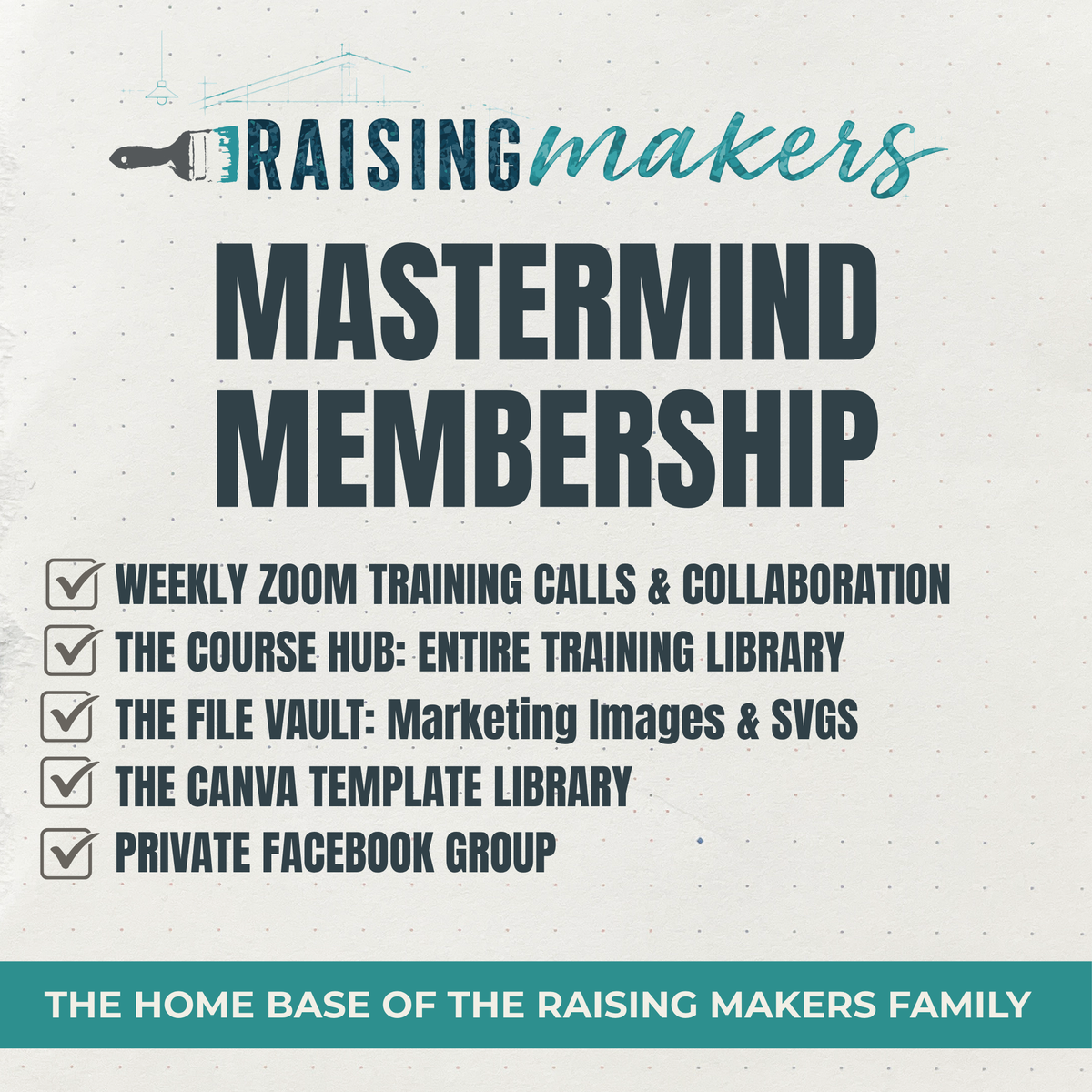 Raising Makers Mastermind Membership
