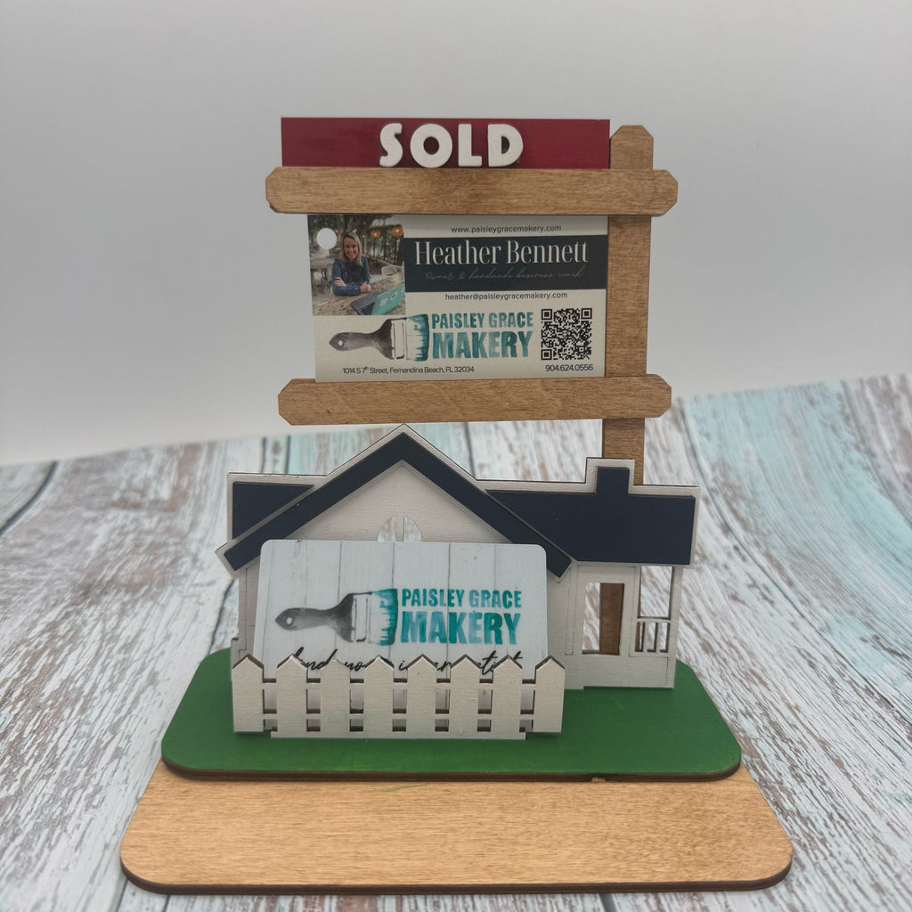 Realtor 3D Business Card Holder PROJECT G305