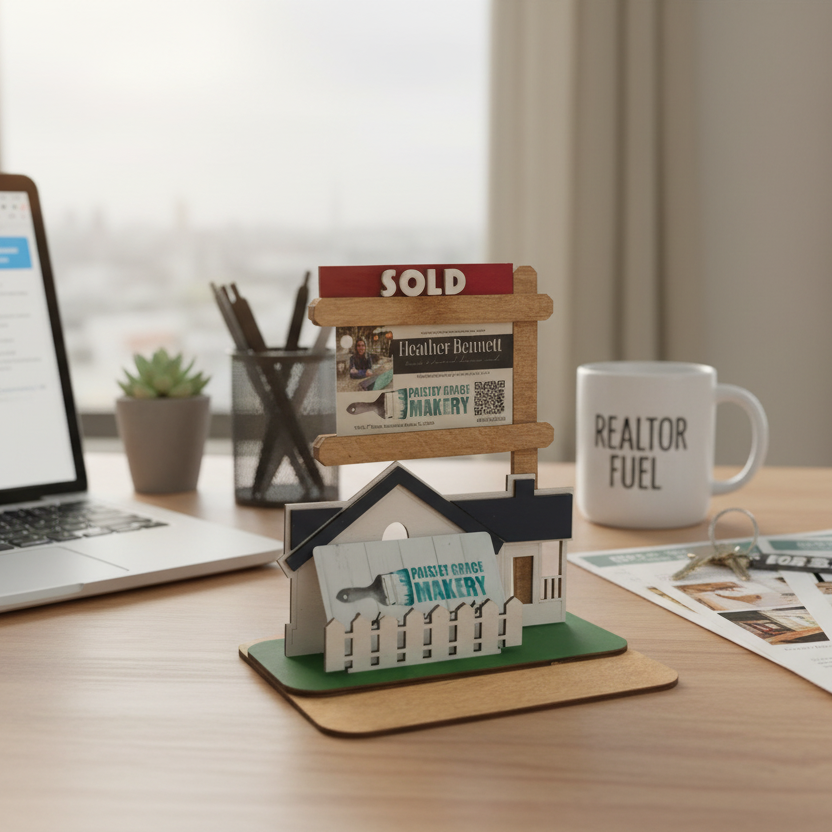 Realtor 3D Business Card Holder PROJECT G305