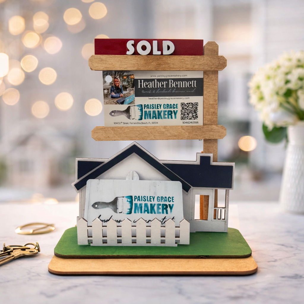 Business Card Holder for Open House