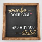 Remember Your Goal SQUARE Design G267