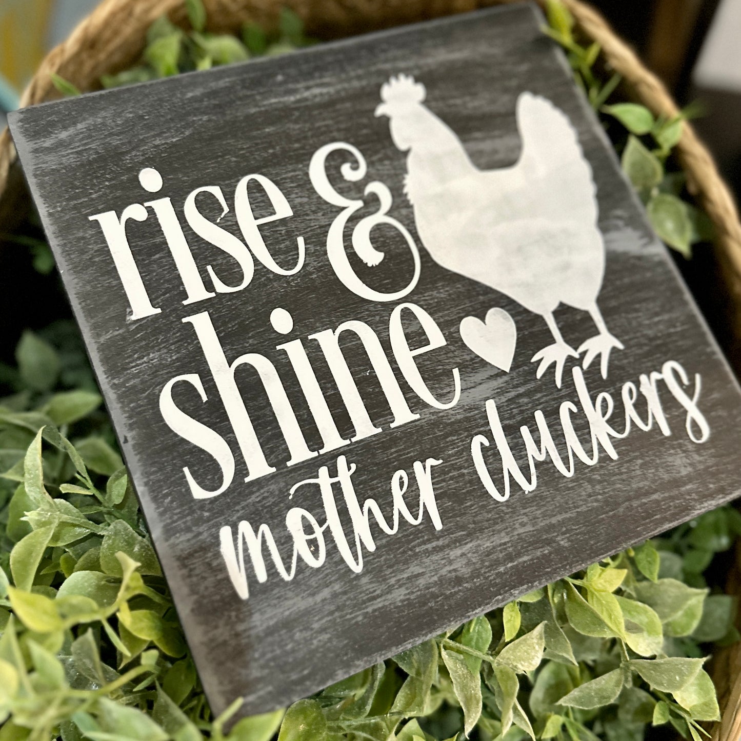 Rise and Shine Mother Cluckers Mini Design P02688