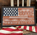 Rustic Spindle Flag Design P02713