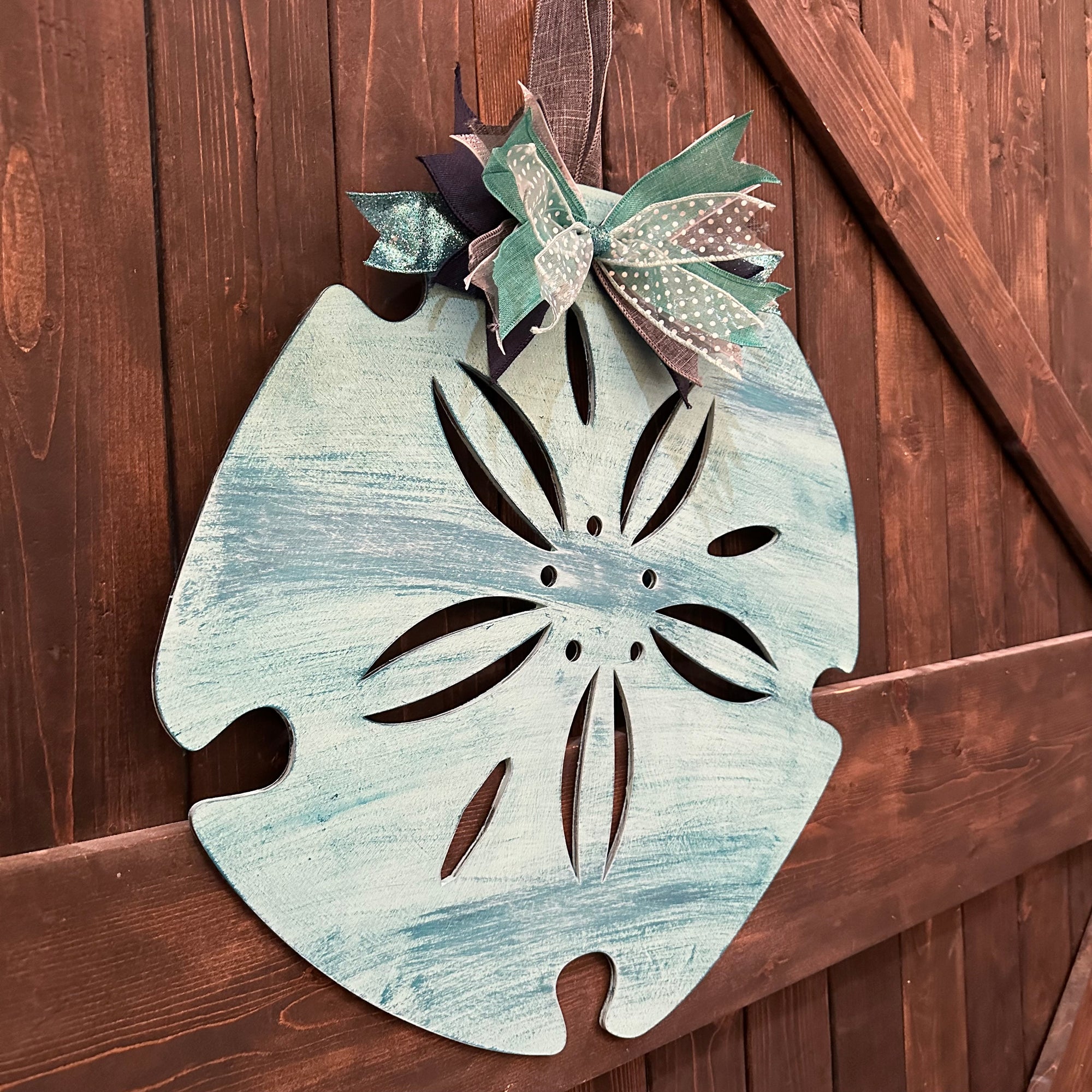 Sand Dollar Door Hanger Laser Cut P2390