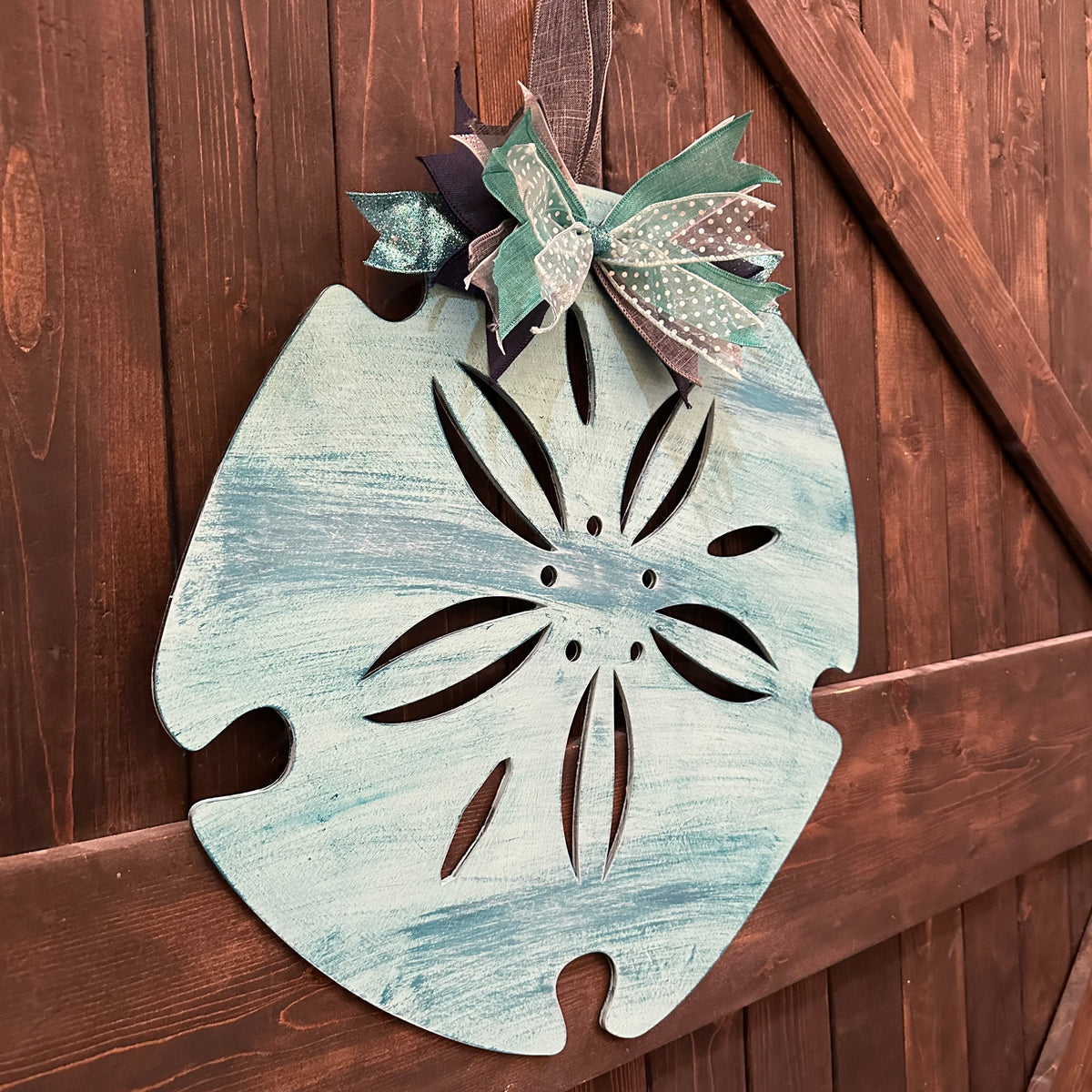 Sand Dollar Door Hanger Laser Cut P2390