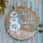 Sand Dollar Man 3D DOOR HANGER - G184