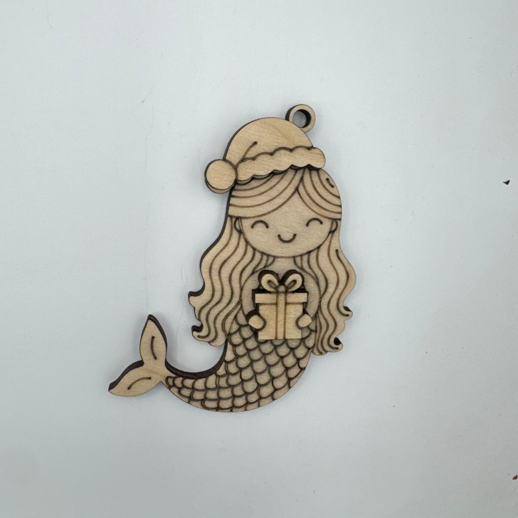 Sea Life Animal Christmas Ornaments – Set of 6 Coastal Holiday Ornaments G0641