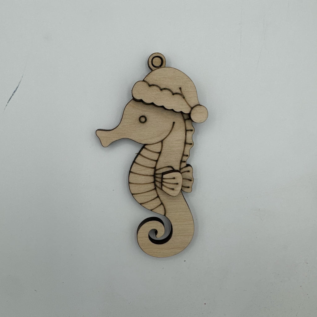 Sea Life Animal Christmas Ornaments – Set of 6 Coastal Holiday Ornaments G0641