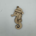 Sea Life Animal Christmas Ornaments – Set of 6 Coastal Holiday Ornaments G0641