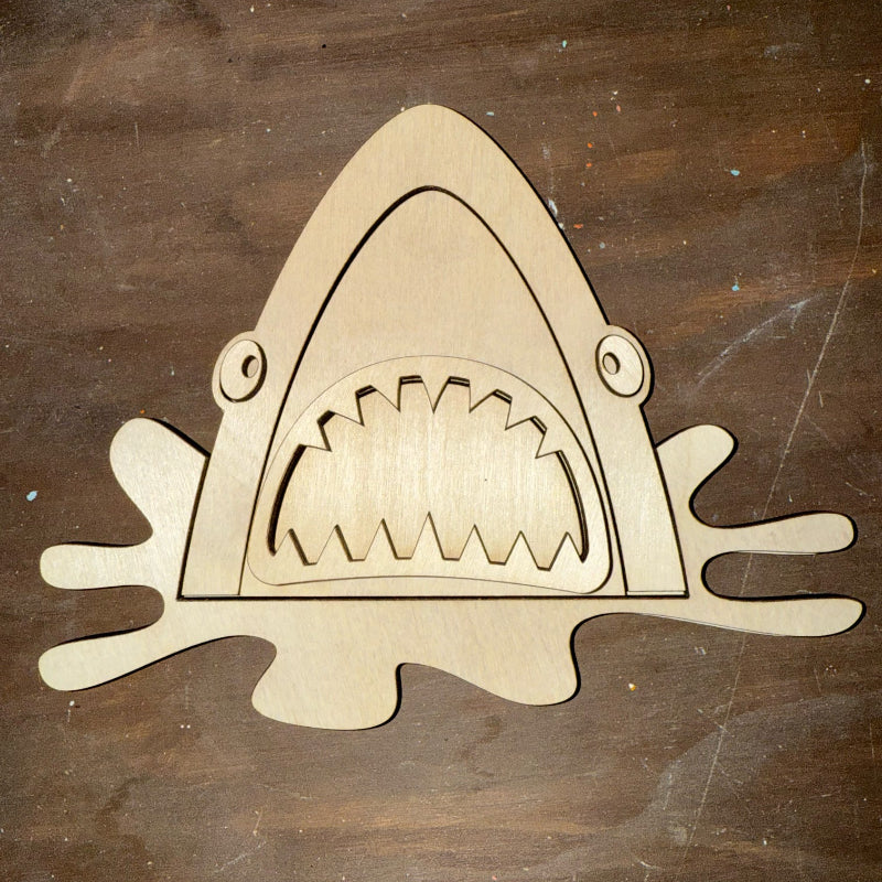Shark Head 3D LASER PROJECT - P014101