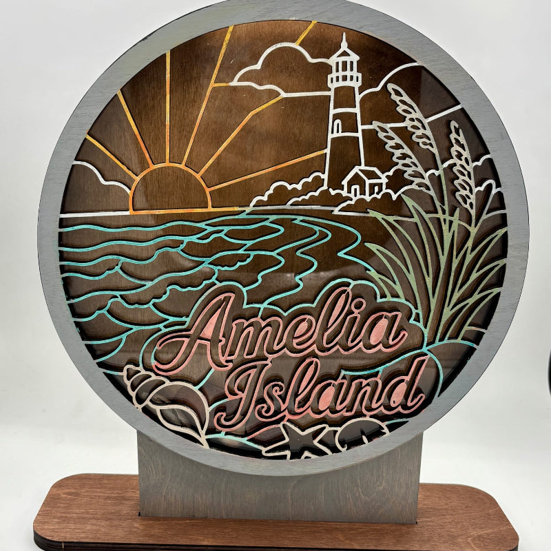 Shell & Beach Treasure Keeper 3D LASER PROJECT G0621