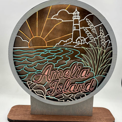 Shell & Beach Treasure Keeper 3D LASER PROJECT G0621