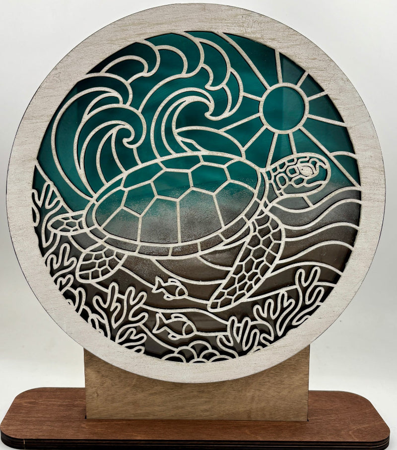 Shell & Beach Treasure Keeper 3D LASER PROJECT G0621
