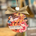 Shrimp Festival Fernandina Beach Ornament – Amelia Island Coastal Keepsake Gift | Downtown Fernandina Art Ornament with Shrimp Design G458