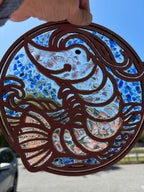 Shrimp in Ocean Sun Catcher G439