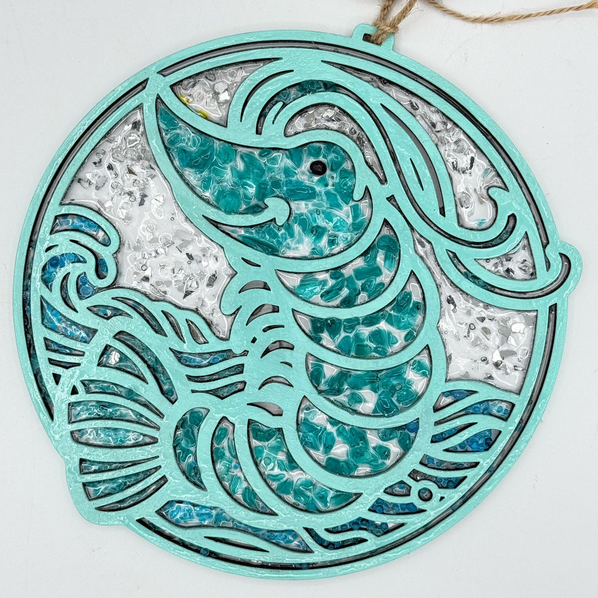 Shrimp in Ocean Sun Catcher G439