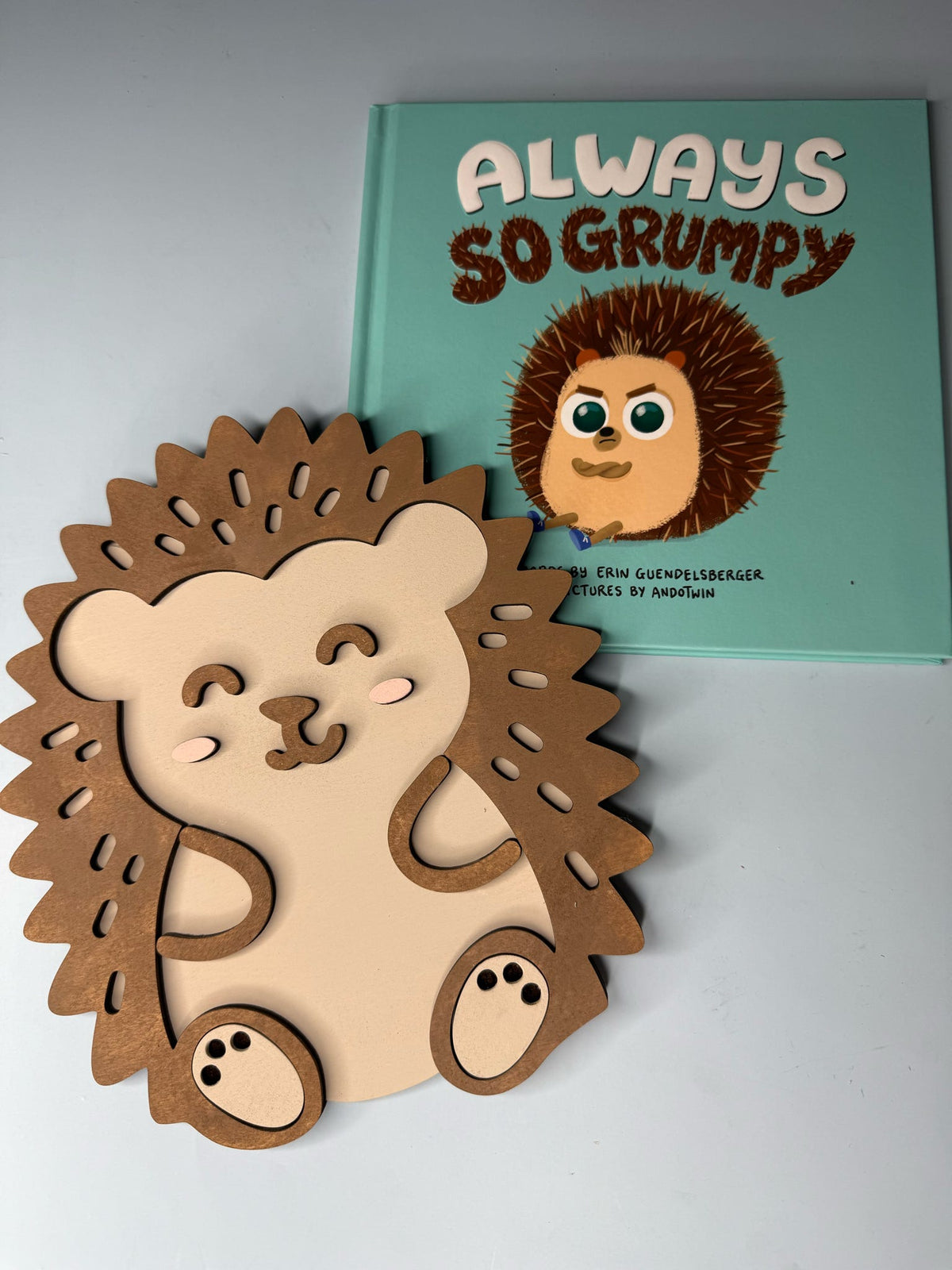 Sitting Baby Hedgehog 3D LASER PROJECT - P014103