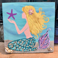 Sitting Mermaid SQUARE - P014159
