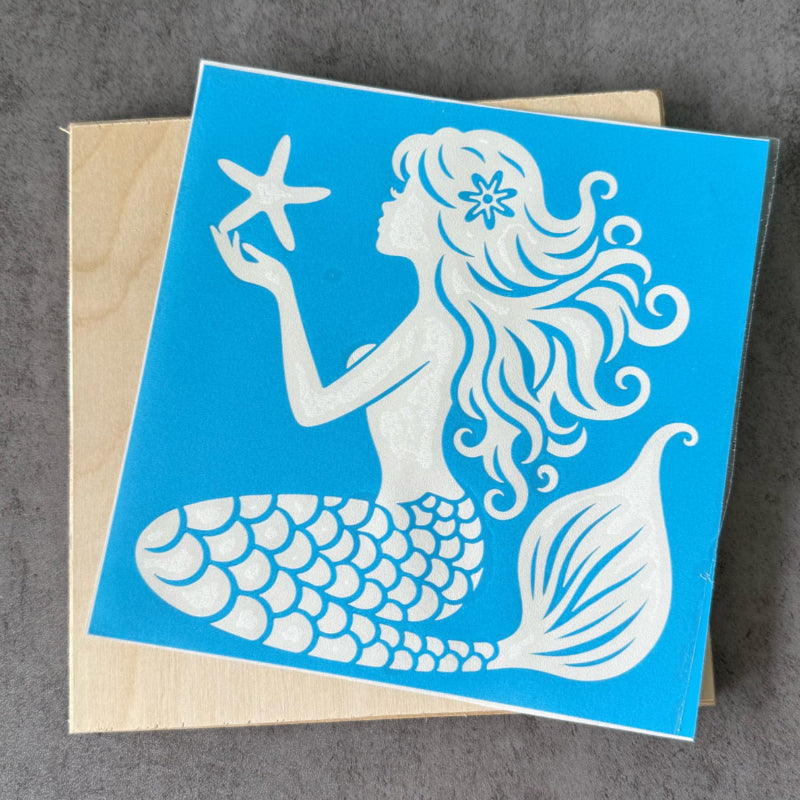 Sitting Mermaid SQUARE - P014159