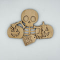Skeleton Basket Changeable 3D LASER PROJECT- G0645