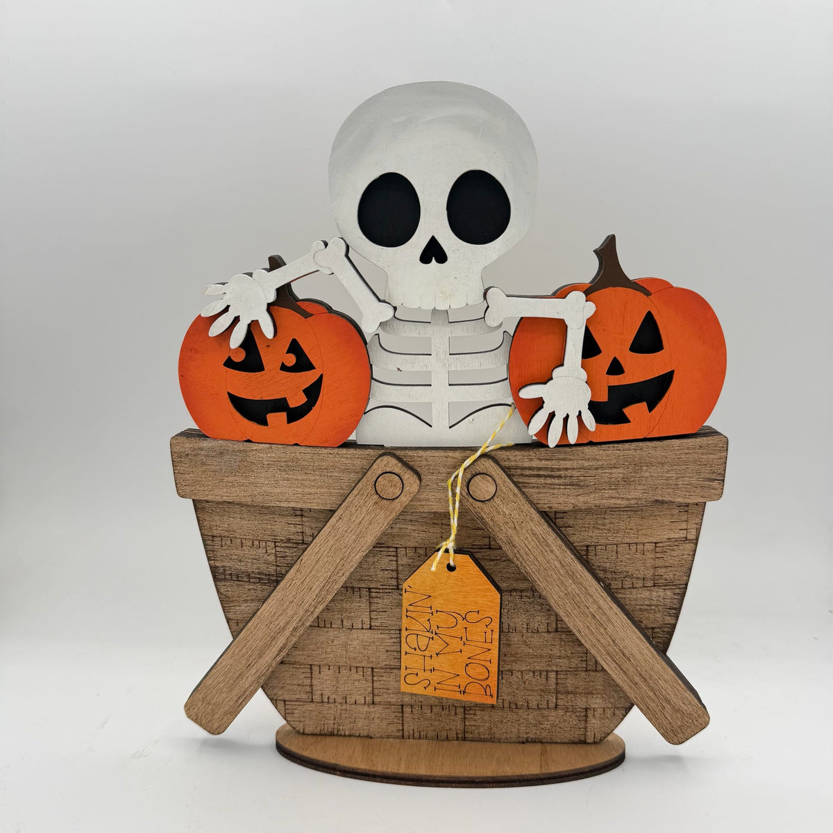 Skeleton Basket Changeable 3D LASER PROJECT- G0645