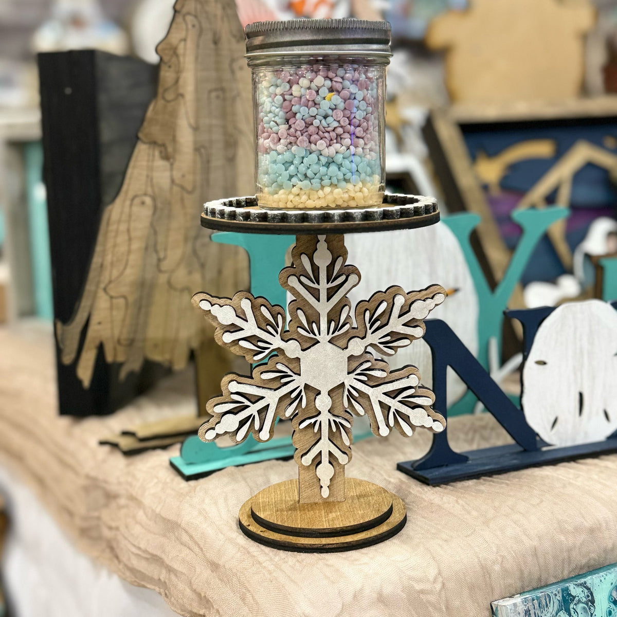 Snowflake Candle Stand G0775