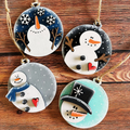Snowman 4 Pack Ornament Set P78924