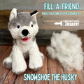 Snowshoe The Husky 16"  Build Your Own Stuffy S83
