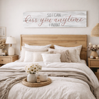 So I can Kiss You Anytime I want: PLANK DESIGN - Paisley Grace Makery - DIY Project or Finished Sign.  Perfect for Bedroom Sign. Wedding Signs. 