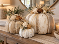 Sola Wood Flower Pumpkins G0761
