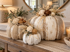 Sola Wood Flower Pumpkins G0761