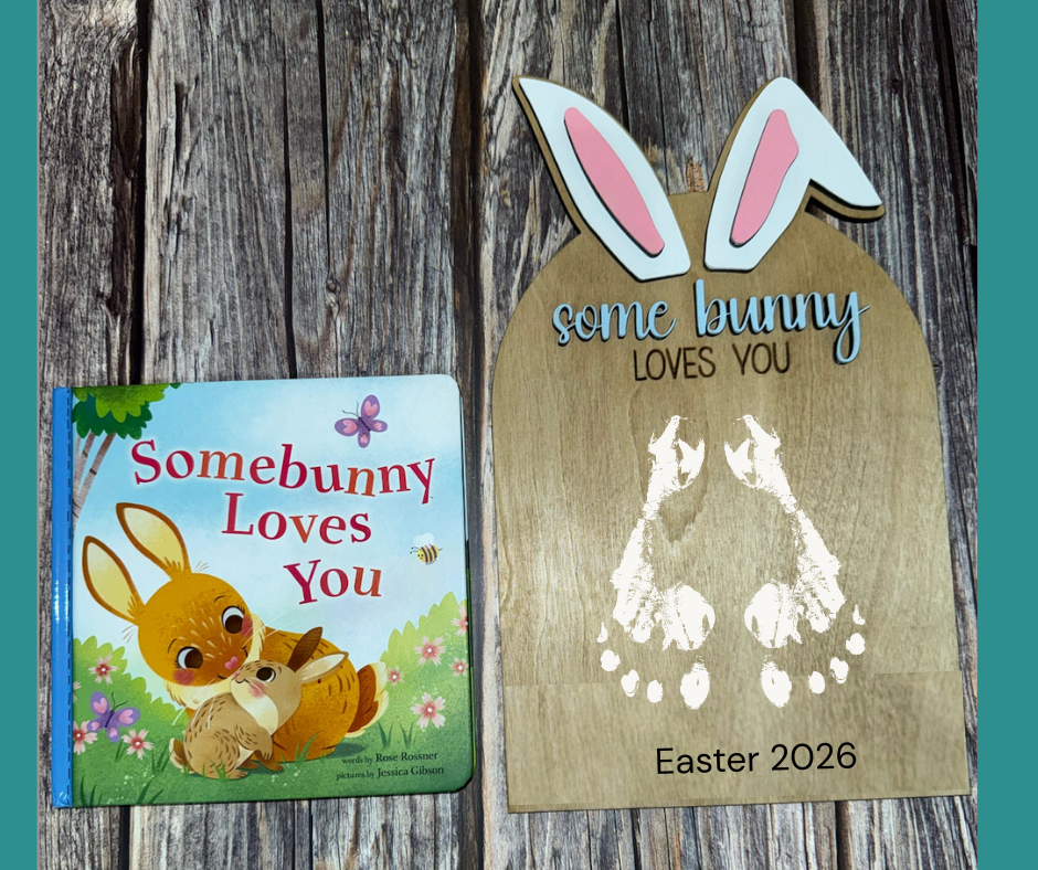 Some Bunny Loves You Footprint Craft G281