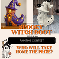 10.29.26 @ 6pm Spooky Witch Boot Painting Contest G0806