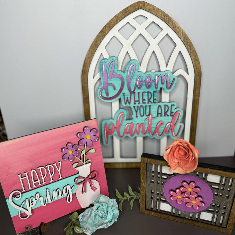 Spring Inserts for Seasonally Changeable Shelf Trio P013812 – Paisley ...
