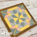 Spring Inspired Wood Barn Quilt 10.5" P03512